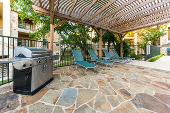 Outdoor living with grilling stations